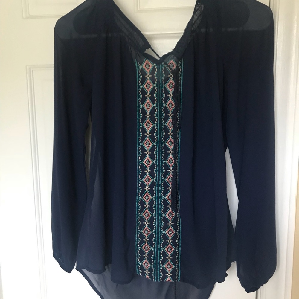 Cute Blu Pepper Blouse